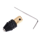 2.0mm Electric motor shaft mini chuck fixture clamp 0.3mm-3.4mm OZ