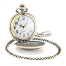 Quartz Pocket Watch, Analog, Bronze Box, with Dragon series WPK062 U9O3