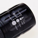 Mini Flashlight LED Outdoor Camping Hiking Lamp Third Gear Zoom Flash Light