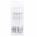 Practical 8X Set Of White Nail Design Brush Pen Fine Detail Tips Drawing Tools