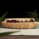 Bamboo Root Carving Fruit Plate Fruit Bowl Creative Snack Dish Living Room