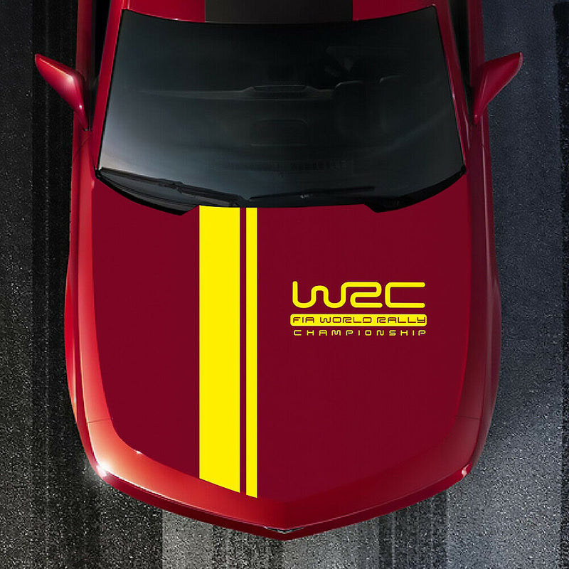 Racing Sports Stripe Car Styling Stickers Hood Bonnet Decals Auto Decoration