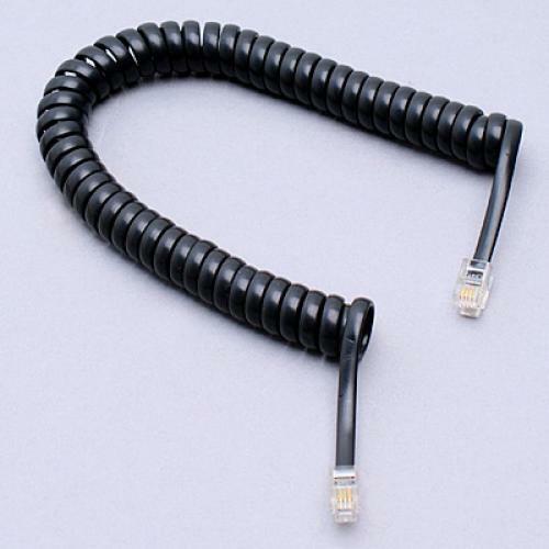 2Meters Black RJ11 4C Plug Modular Telephone Extension Phone Cord Cable Line