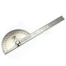 New And High Quality Steel Round Head 0-180 Degree Protractor Angle Ruler