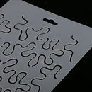 2pcs Plastic Clear Quilting Stencil Template for Stitch Sewing DIY Art Craft