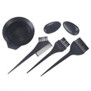 6pcs/set Plastic Dye Hair Color Dye Bowl Comb Brushes Tool Kit Set Tint Color OZ