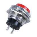 3 Pcs AC 125V 3A SPST Normal Open Momentary Push Button Switch Red G8W6