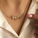 Women Long Chain Pendant Choker Necklace Jewelry Gift Z9R3