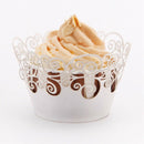 24pcs packaging cupcake muffin cupcake wrapper decoration wedding christeni W7L9