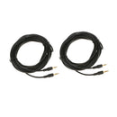 2pcs 5m 3.5mm AUX Cord Male to Male Stereo Audio Cable for PC MP3 Car Phone