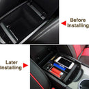 Car Center Console Armrest Storage Tray Box For Infiniti Q50 2014-2017 IHF