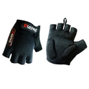 Qepae NEW Cycling Bicycle Half Finger Silicone Glove (Black, M) B3X2