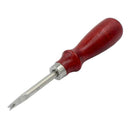 2Pcs Beech Handle Leather Trimmer Chamfering Manual Diy Leather Engraving T