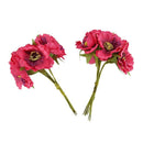 High Quality Silk Poppies Camellia 5cm 60pcs/lot Artificial Flowers Corn Po