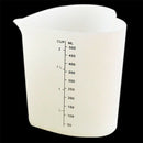 1 pcs Baking Kitchen 500ML Silicone Measuring Cup With Double Scales Stir P K3N6