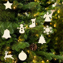 72pcs Christmas Decor Wooden Hanging Ornament Xmas Tree Small Pendant (1)