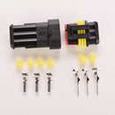 5 Sets 3 Pin Way Sealed Waterproof Electrical Wire Connector Plug Car Auto ZW3C