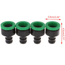 4pcs Hose Quick Connector Tap Adapter Faucet Garden Irrigation Systems Car Wa_