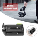 Quick Release Mounting Plate DSLR Camera Lens Tripod Monopod Clamp Adapter