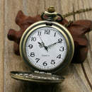 Large quartz pocket watch retro design never forget quartz pocket watch Z6T2
