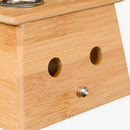 Bamboo Moxa Moxibustion Box Acupuncture Relaxation Roller Stick Holder Neck Z5T4