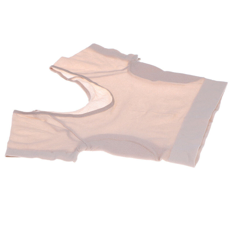 1X Underarm Sweat Pad Vest Top Armpit Excessive Perspiration Menopause Shield FT