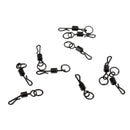 10x  Ring Swivels Chod Rig Size 11 Bass Carp Fishing Tackle Matt Black