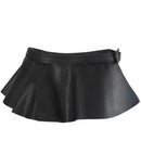 Ruffle Female Belt for Women Pu Leather Corset Harness Belts Dresses Costum