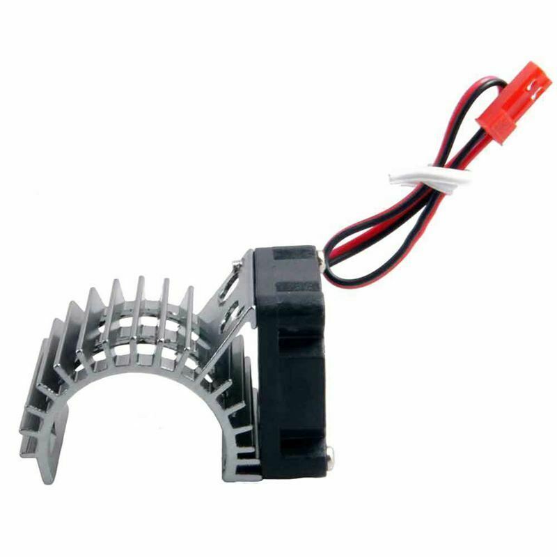 Motor Heat Sink Radiator With Cooling Fan for 1/10 HSP RC Car 380 390 Motor F2Q7