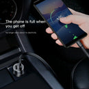 1X(Baseus Universal 3.4A Metal Dual Usb Car Charger With Charging Cable For