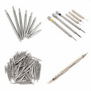 144 PCS Watch repair Tool Kit watchmaker back case remover opener spring pi U3Z7