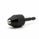 0.5-8mm 1/4" Keyless Drill Chuck Adapter Screwdriver Impact Driver Hex Shank JTY