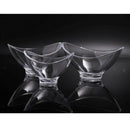 Pack of 3pcs Clear Fruit Salad Bowl Serving Veggie Snack Dessert 8/12/17oz