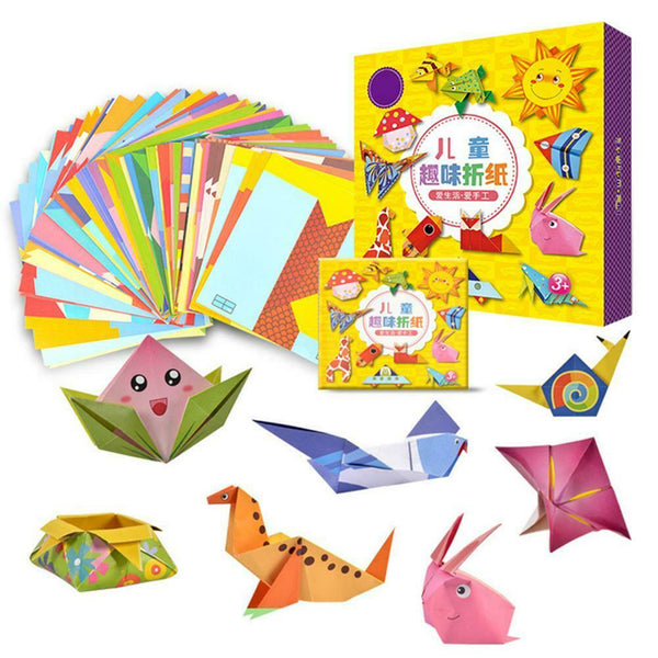 DIY Origami Cartoon Colorful Paper Art Decor Toys for Baby Early Learning #gib