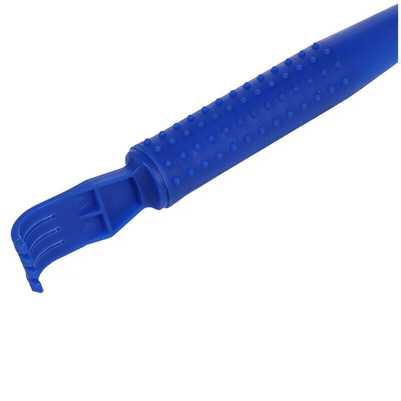 Plastic Blue 2 in 1 Magnetic Hammer Knock Massager Back Scratcher W4E3