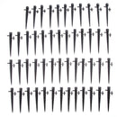 50x Adjustable Water Flow Irrigation Drippers Sprinkler Emitter Drip System