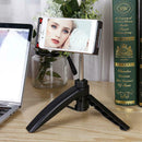 XS-7 Portable Desktop Anti-Shake Foldable Handheld Tripod Phone Tablet Clip