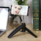 XS-7 Portable Desktop Anti-Shake Foldable Handheld Tripod Phone Tablet Clip