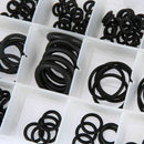 225 Rubber O Ring Washer Seals Assortment Black for Car 18 Sizes