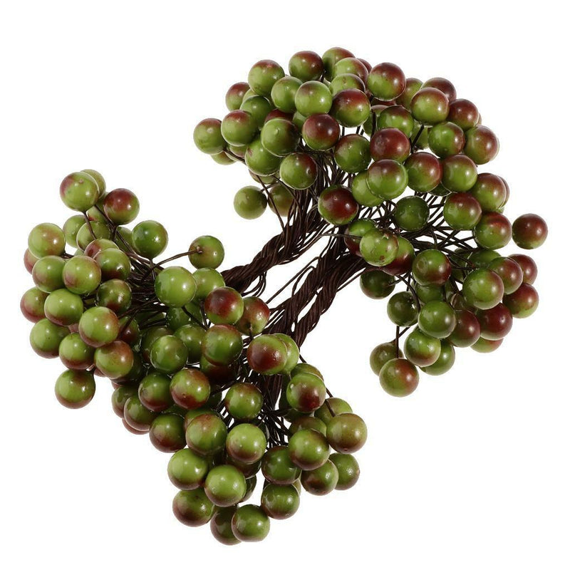 Artificial Fruit Berries Blueberry Xmas Wedding Bouquet Flower Wreath 400Pcs