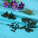 40Pcs Fishing Tackle carp lead clips Quick Change swivels F3B9 Sleeves~ O3R6