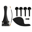Violin Tailpiece Chinrest Endpin Pegs Violin DIY Parts Accessories  4:4