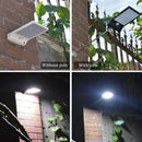 Upgraded 48 leds Solar Light Color Adjustable With Controller Three Modes W