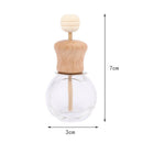 Air Freshener Perfume Bottle Pendant Essential Oils Car Hanging Glass ClipsB Hn