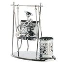 Creative Artist Sit In A Swing Pen Holder Desktop Decor Home Craft Container