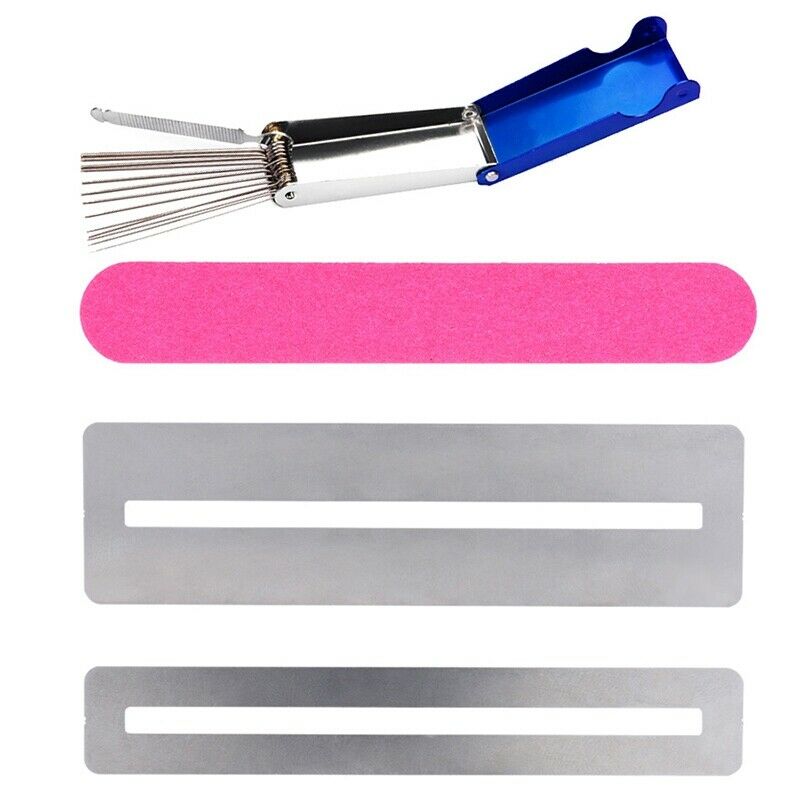 Guitar Repairing Tool Set Acoustic Guitar Fretwire File Sanding Cleaning Po