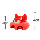Cute Baby Sofa Cover Learning to Sit Seat Feeding Chair Case N/Cotton (B) A
