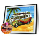 Car 5D DIY Diamond Painting Full Round Drill Rhinestones Cross Stitch Kits A
