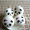 1x 4CM Jumbo   Chubby Panda Bread Cell Phone Keychain Strap Pendant