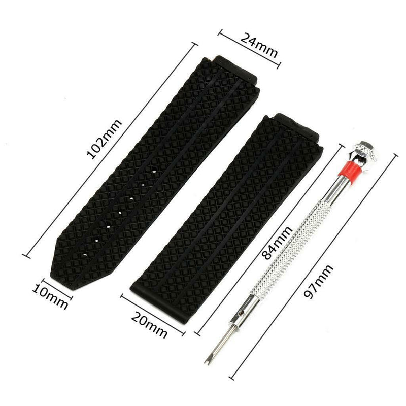 24mm Rubber Watch Strap Watch Bands Watch Strap